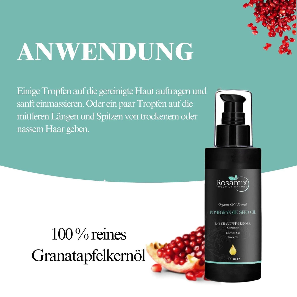 Bio Granatapfelkernöl Kaltgepresst-1